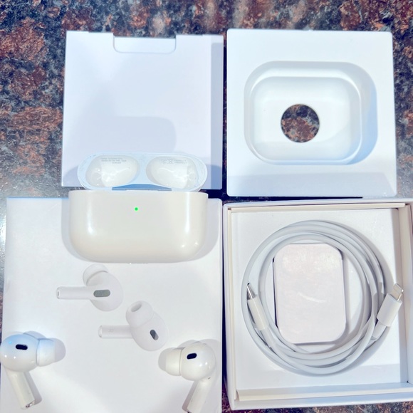 Apple Headphones Original Used Apple Airpods Pro 2nd Gen Wireless